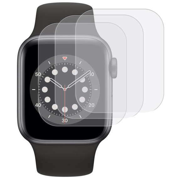 3x ERBORD Hydrogélová fólia pre Apple Watch 4/5/6/SE 44mm