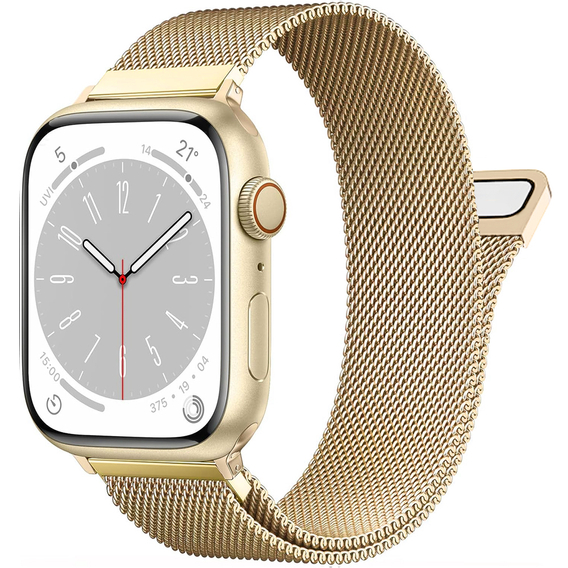 Bransoleta do Apple Watch 1/2/3/4/5/6/7/8/SE/ULTRA 42/44/45/49 MM, Złota