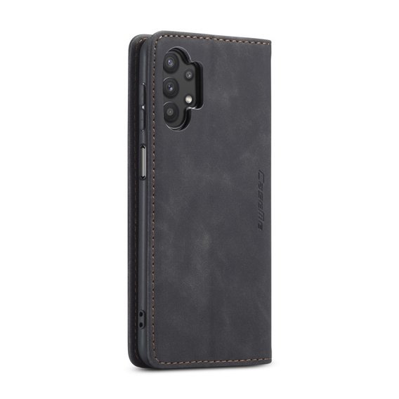 CASEME puzdro pre Samsung Galaxy A32 5G, Leather Wallet Case, čierne