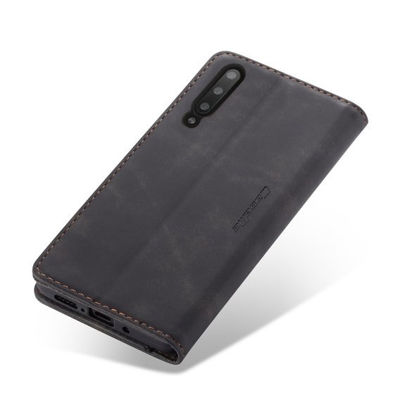 CASEME puzdro pre Samsung Galaxy A50, Leather Wallet Case, čierne