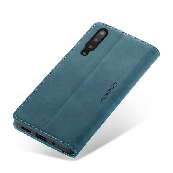 CASEME puzdro pre Samsung Galaxy A70, Leather Wallet Case, modré