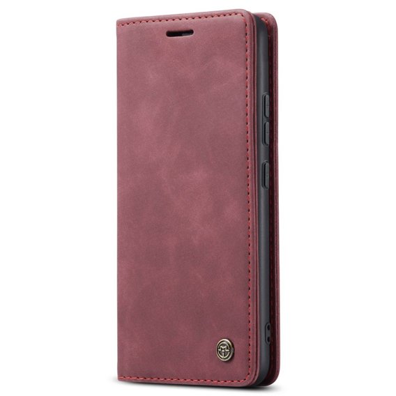 CASEME puzdro pre Xiaomi 12T / 12T Pro, Leather Wallet Case, červené