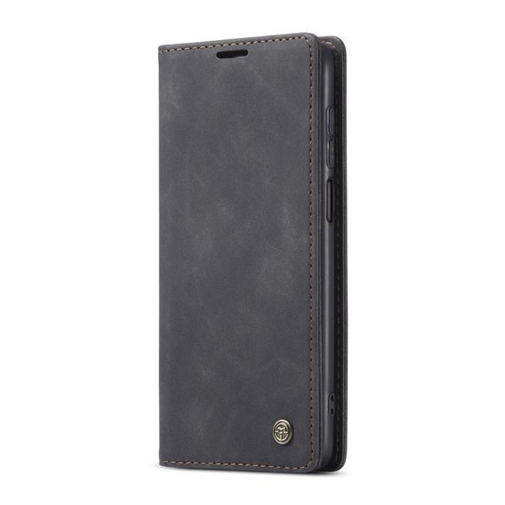 CASEME puzdro pre Xiaomi do Redmi Note 9s / 9 Pro, Leather Wallet Case, čierne