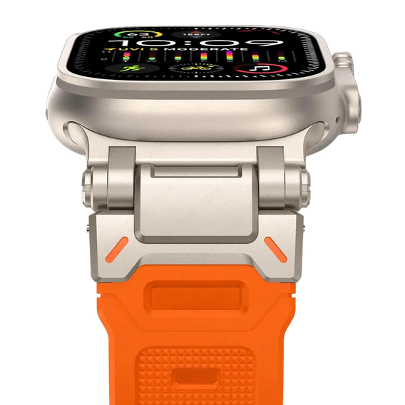 ERBORD ProTech remienok pre Apple Watch 1/2/3/4/5/6/7/8/9/SE/Ultra/Ultra 2 42/44/45/49MM, oranžový