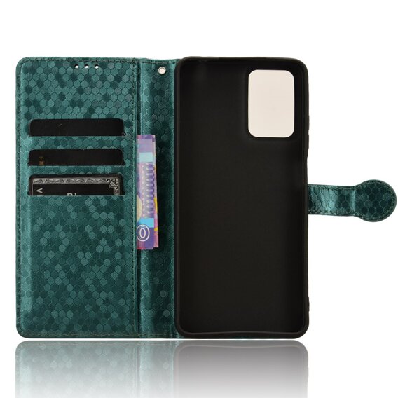 Flipové puzdro pre Motorola Moto G24 / G24 Power / G04, Wallet Rhombus, zelený