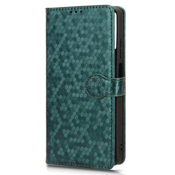 Flipové puzdro pre Motorola Moto G24 / G24 Power / G04, Wallet Rhombus, zelený