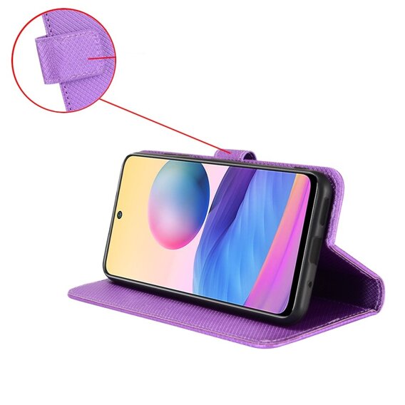 Flipové puzdro pre Motorola Moto G84 5G, Smart Magnet, fialová