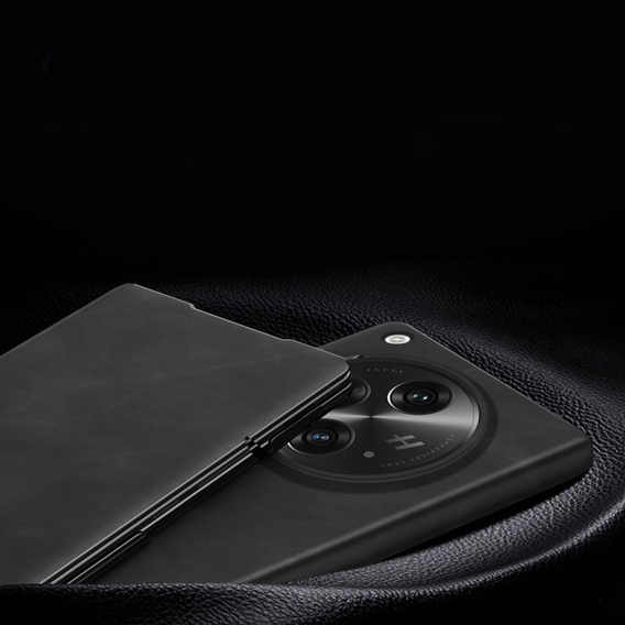 Flipové puzdro pre Oppo Find N3 5G / OnePlus Open, Wallet Nappa Texture, čierne