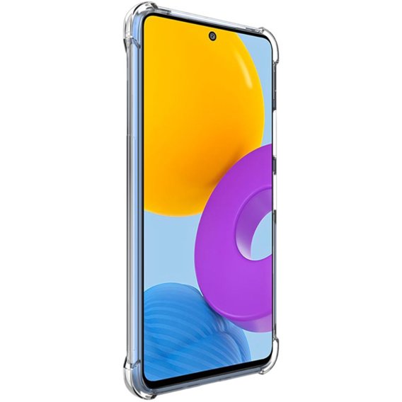 IMAK Obal na mobil pre Samsung Galaxy M52 5G, Dropproof, priehľadné