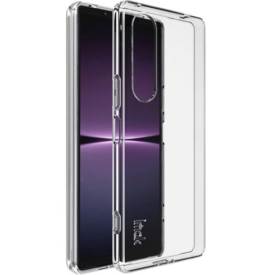 IMAK Obal na mobil pre Sony Xperia 1 V, UX-5 Series Slim, priehľadné