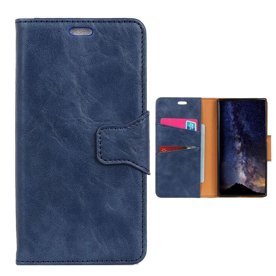 Klapkové puzdro pre Asus Zenfone Max Pro M1 ZB602KL, Leather Flexi Book, modré