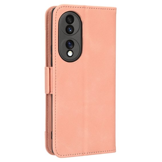 Klapkové puzdro pre Honor 70 5G, Card Slot, ružové