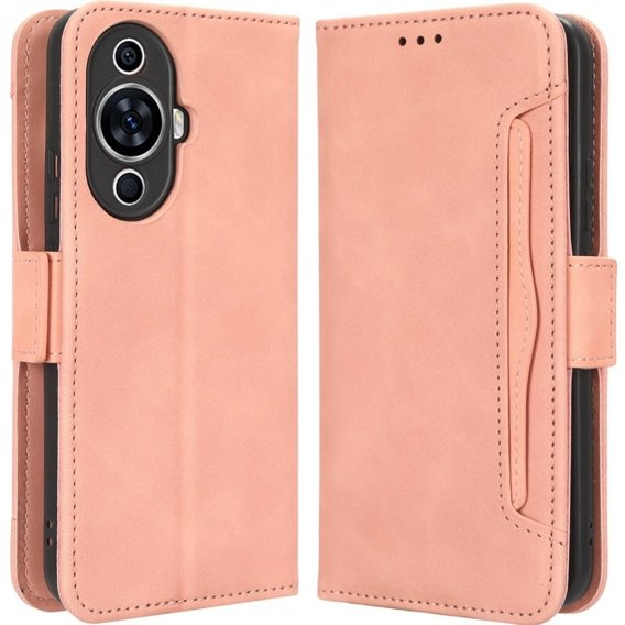 Klapkové puzdro pre Huawei Nova 11, Card Slot, ružové