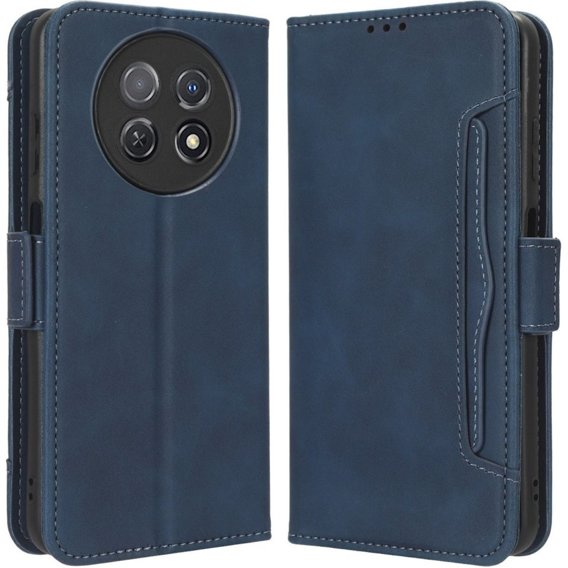 Klapkové puzdro pre Huawei Nova Y91 4G, Card Slot, tmavomodré