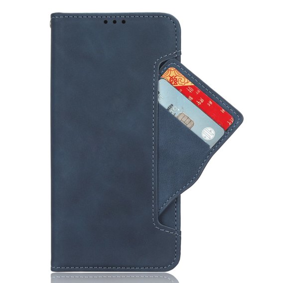 Klapkové puzdro pre Huawei Nova Y91 4G, Card Slot, tmavomodré