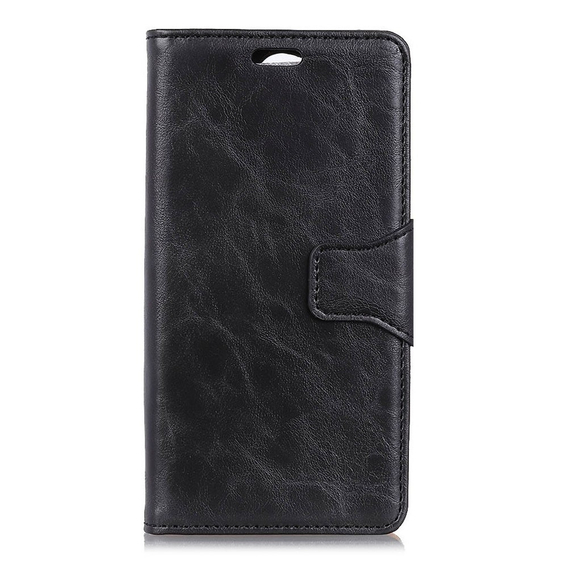 Klapkové puzdro pre Huawei P30 Pro, Split Leather Wallet, čierne