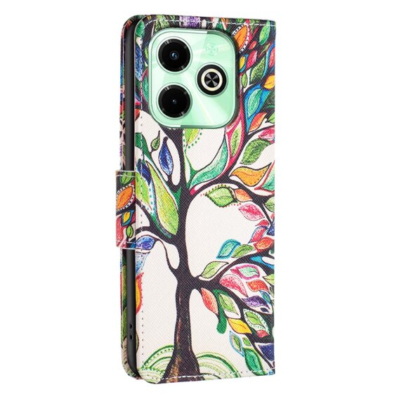 Klapkové puzdro pre Infinix Hot 40i, Wallet, Tree of Life