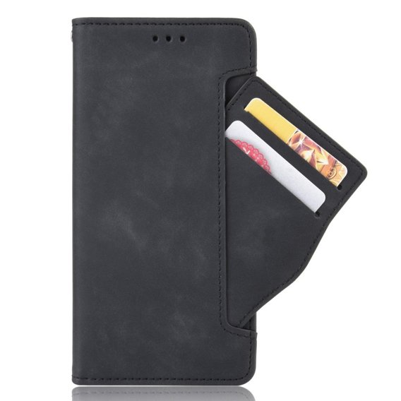 Klapkové puzdro pre Motorola Moto E13, Card Slot, čierne