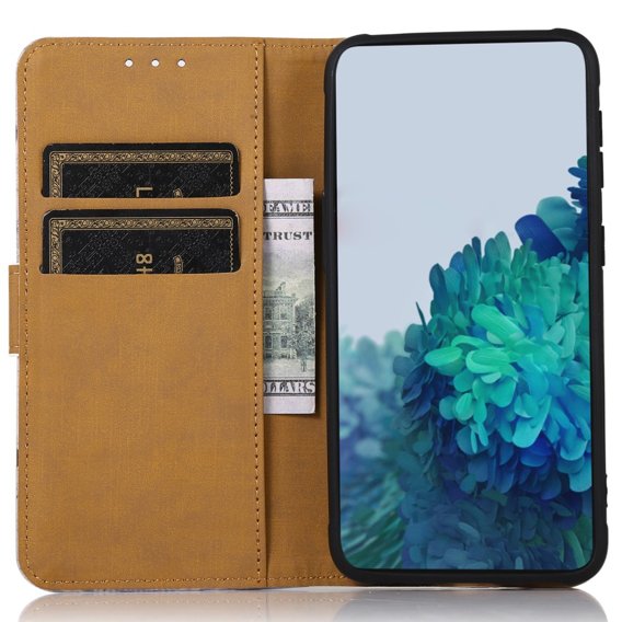 Klapkové puzdro pre Motorola Moto E13, Wallet Tree, biele