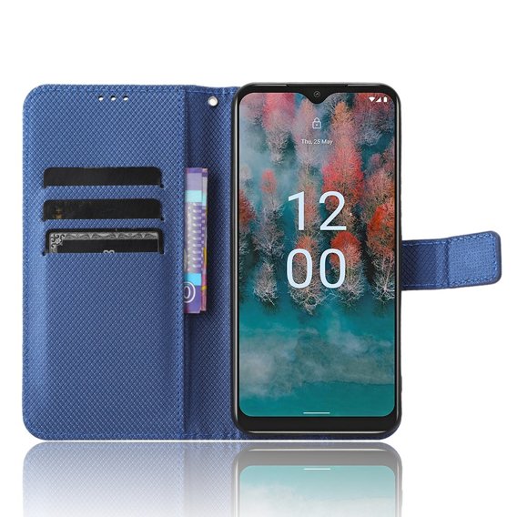 Klapkové puzdro pre Nokia C12 4G, Wallet Smart Magnet, modré