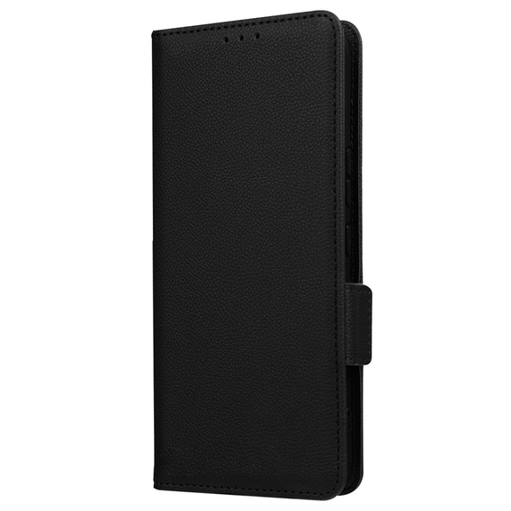 Klapkové puzdro pre Nokia X30 5G, Wallet Litchi Magnet Case, čierne