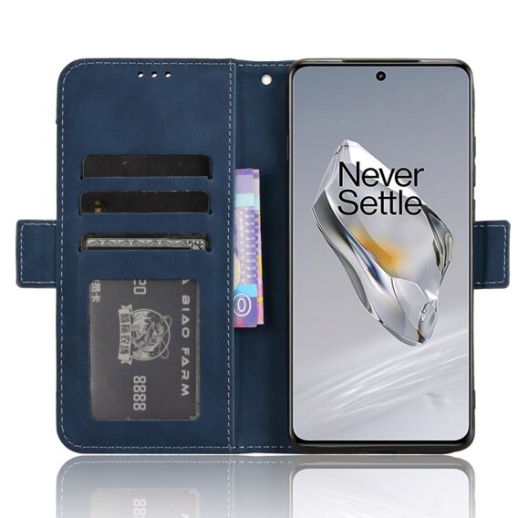 Klapkové puzdro pre OnePlus 12 5G, Card Slot, modré