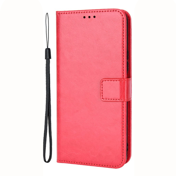 Klapkové puzdro pre OnePlus Nord 3 5G, Crazy Horse Wallet, červené