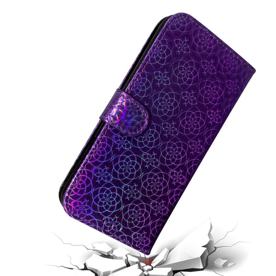 Klapkové puzdro pre Oppo A17, Wallet mandala, fialové