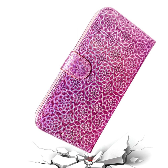 Klapkové puzdro pre Oppo A17, Wallet mandala, ružové