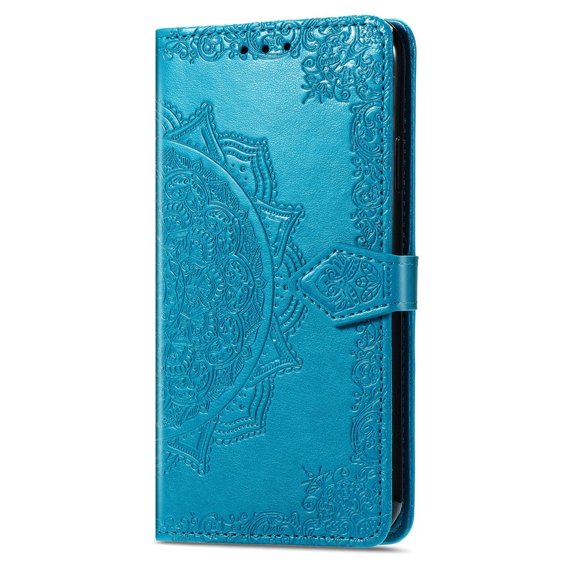 Klapkové puzdro pre Oppo A57s, Mandala, modré