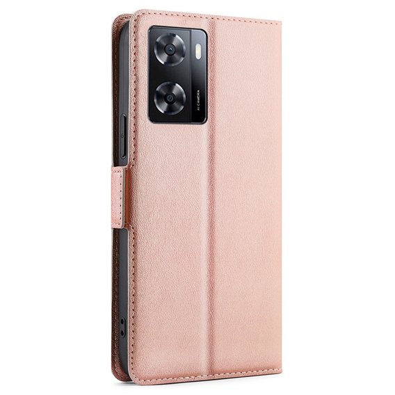 Klapkové puzdro pre Oppo A57s, Wallet Thin Magnet, ružové