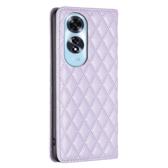 Klapkové puzdro pre Oppo A60, Wallet, BINFEN COLOR, fialové