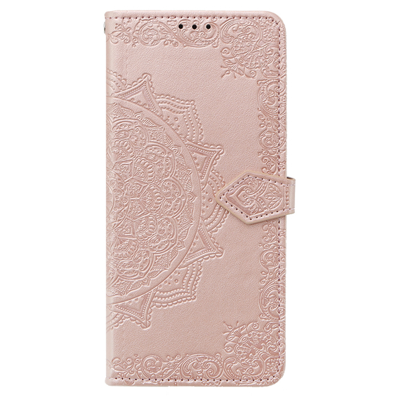 Klapkové puzdro pre Oppo A79 5G, Mandala, ružové rose gold