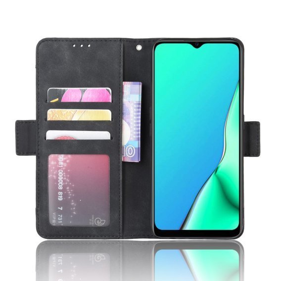 Klapkové puzdro pre Oppo A9 2020/A5 2020, Card Slot, čierne