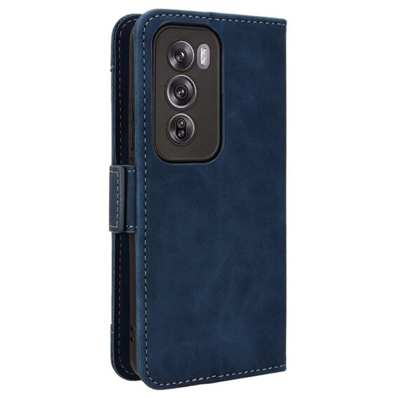 Klapkové puzdro pre Oppo Reno 12, Card Slot, tmavomodré