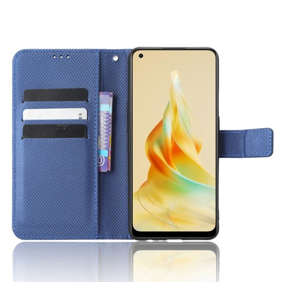 Klapkové puzdro pre Oppo Reno8 T 4G, Wallet Smart Magnet, modré