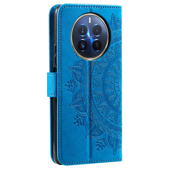 Klapkové puzdro pre Realme 12 Pro 5G / 12 Pro+ 5G, Mandala, modré