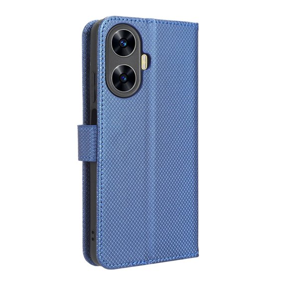 Klapkové puzdro pre Realme C55, Wallet, Smart Magnet, modré