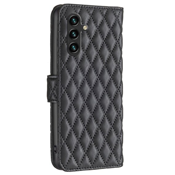 Klapkové puzdro pre Samsung Galaxy A05s, Wallet, BINFEN COLOR, čierne