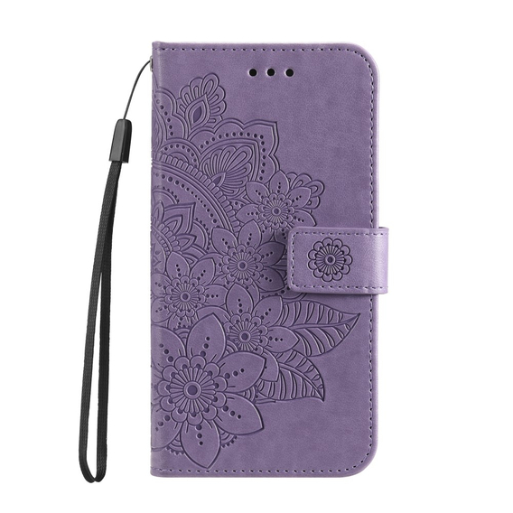 Klapkové puzdro pre Samsung Galaxy A13 4G, Mandala Flower, fialové