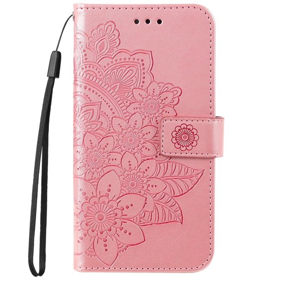 Klapkové puzdro pre Samsung Galaxy A33 5G, Mandala Flower, ružové rose gold