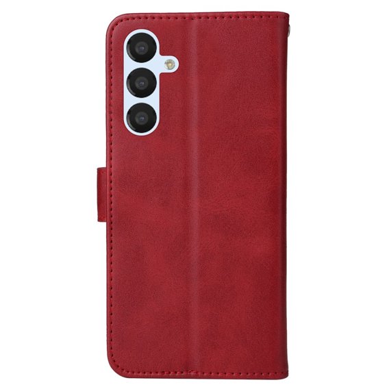 Klapkové puzdro pre Samsung Galaxy A34 5G, Leather Wallet, červené