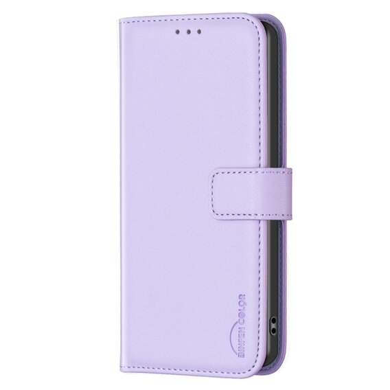 Klapkové puzdro pre Samsung Galaxy A35 5G, BINFEN Wallet, fialové