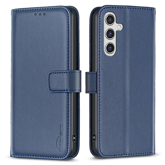 Klapkové puzdro pre Samsung Galaxy A35 5G, BINFEN Wallet, modré