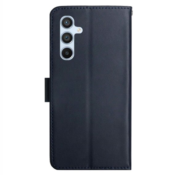 Klapkové puzdro pre Samsung Galaxy A35 5G, Split Leather Wallet, modré