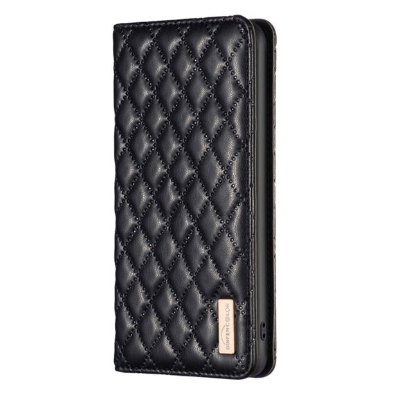 Klapkové puzdro pre Samsung Galaxy A35 5G, Wallet, BINFEN COLOR, čierne