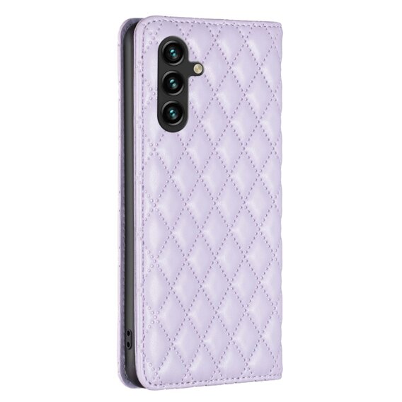 Klapkové puzdro pre Samsung Galaxy A35 5G, Wallet, BINFEN COLOR, fialové