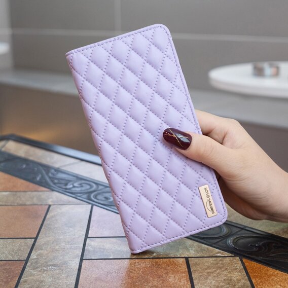 Klapkové puzdro pre Samsung Galaxy A35 5G, Wallet, BINFEN COLOR, fialové