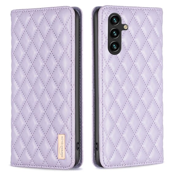 Klapkové puzdro pre Samsung Galaxy A35 5G, Wallet, BINFEN COLOR, fialové