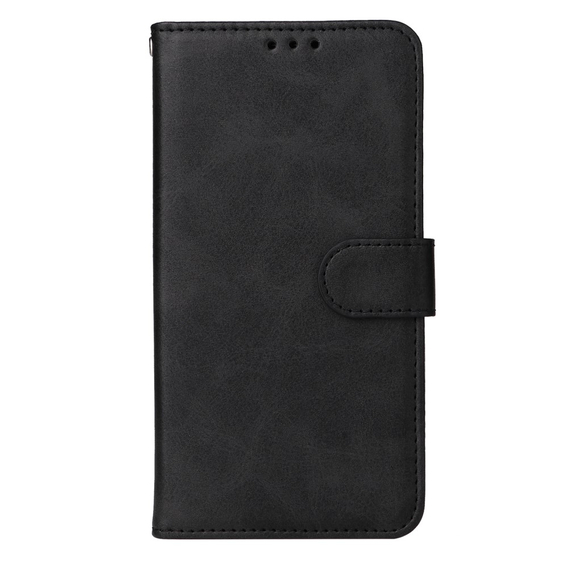 Klapkové puzdro pre Samsung Galaxy A54 5G, Leather Wallet, čierne